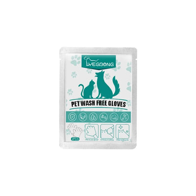 Pet Disposable Cleaning Gloves Wash Free No Rinse