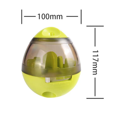 Interactive Pet Toy Increases IQ Treat Ball Food Dispenser