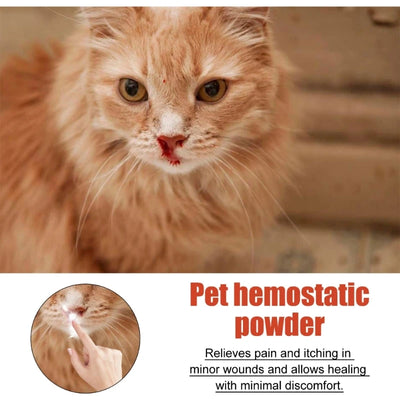 Styptic Stop Bleeding Powder Safe For Pets Blood Stopper Anti-inflammatory Anti-bacterial Broken Injury