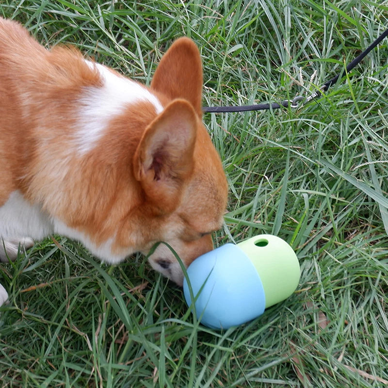 Interactive Toy for Dog  Leaking Ball Slow Feeder Bowl