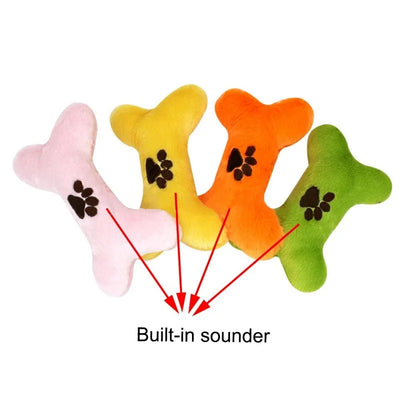 Club Of Pets Signature Bone Plush Toy Multi Color