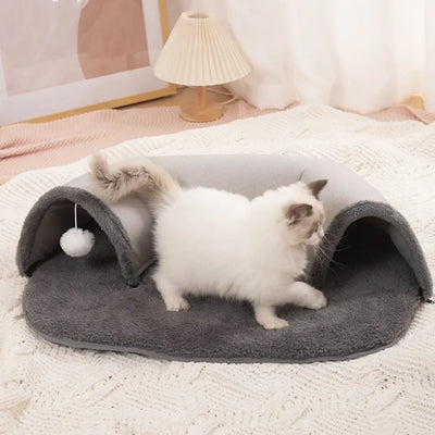 Cat Tunnel Interactive Play Toy Cat Nest Dual Use