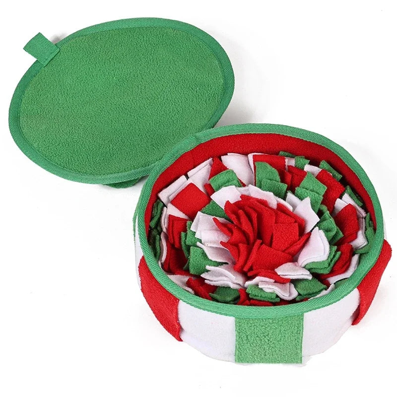 Christmas Collection Pet Toy Gift Sniffing Mat Snuffle Mats