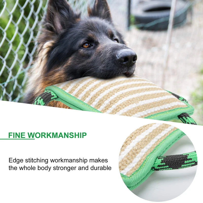 Safe Dog Training Bite Pillow Linen 3 Handles