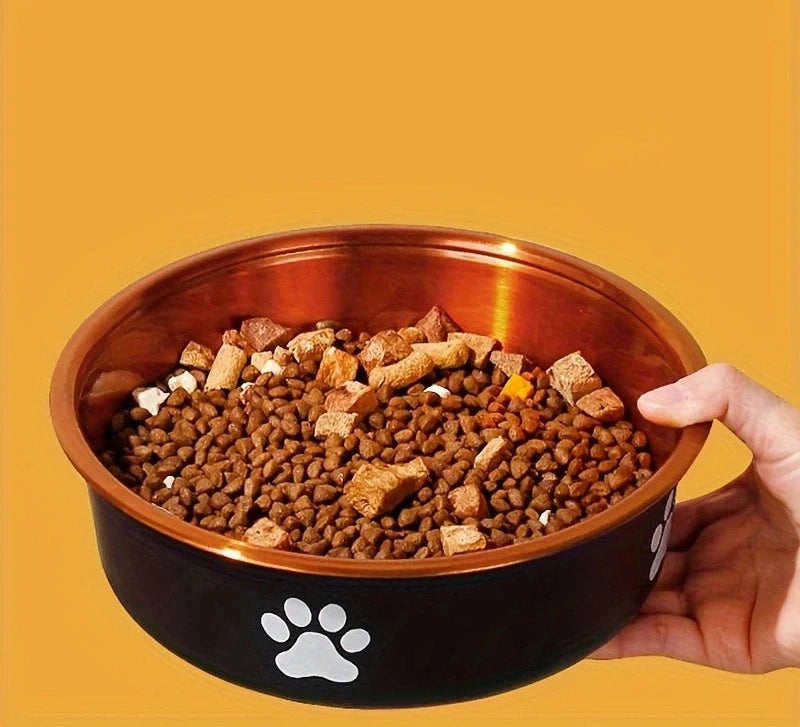 Classic Anti-Slip Stainless Steel Dog Bowls