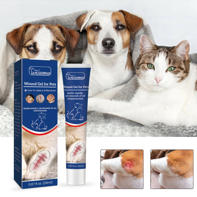 Pet Wound Healing Gel Stop Bleeding Liquid Band Aid Relieve Itching