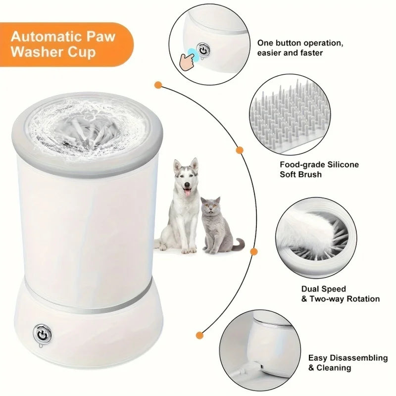 Nettoyeur électrique pour pattes d'animaux