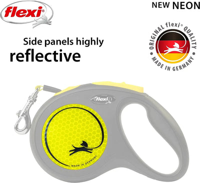 FLEXI New Neon Retractable Ergonomic Dog Leash