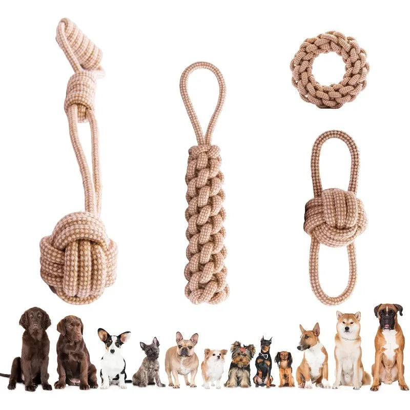 Pet Rope Toys Cleaning Teeth Toy