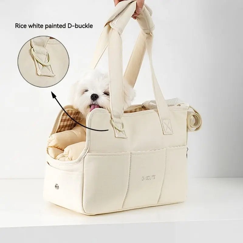 Sac à bandoulière portable élégant pour chien