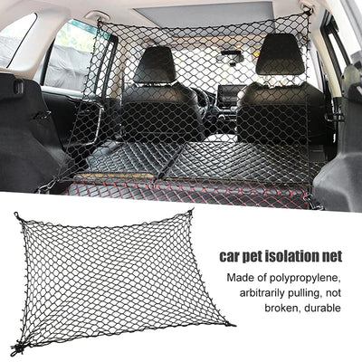 Durable Dog Car Safety Barrier Net Adjustable