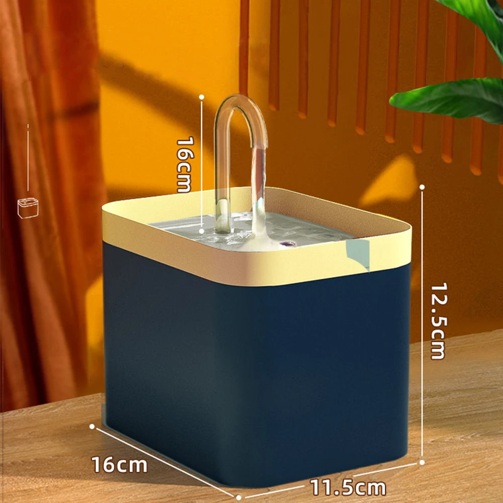 Fontaine à eau ultra silencieuse avec filtre automatique intelligent pour animaux de compagnie