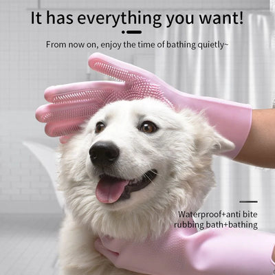 Pet Grooming Cleaning Gloves