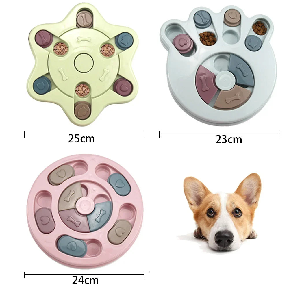 Dog Puzzle Toys Slow Feeder Interactive Increase IQ Food Dispenser