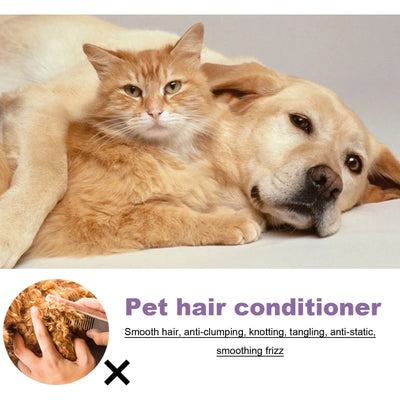 Tierhaar-Conditioner, macht das Haar weich und verhindert Knoten