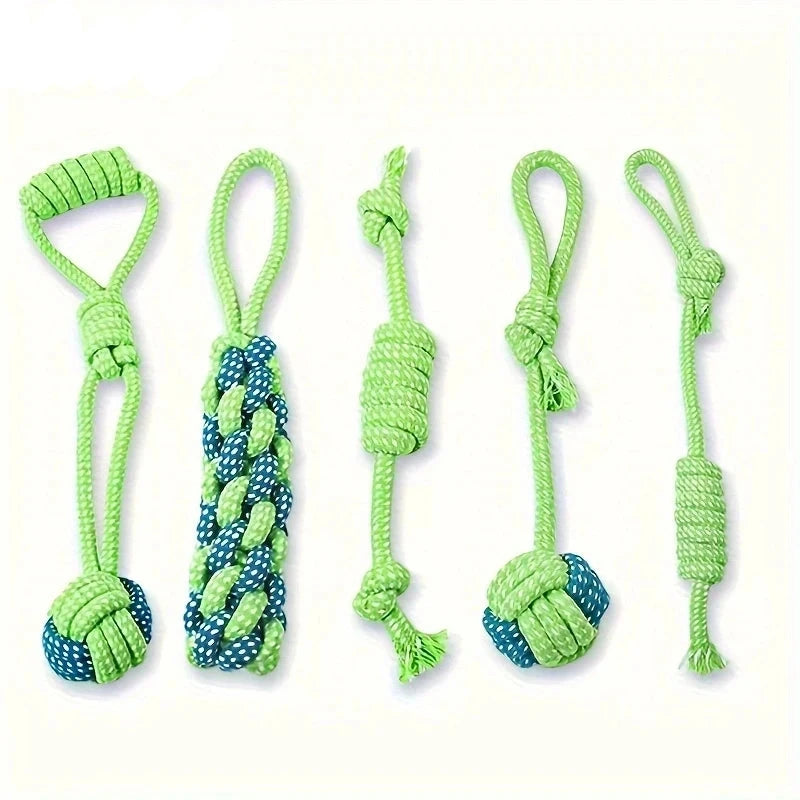 13Pcs/9Pcs Dog Cotton Rope Toy Set