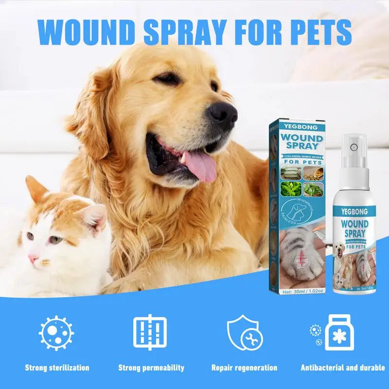 Spray pour la peau des animaux de compagnie Ultra Sensetive pour soulager les démangeaisons