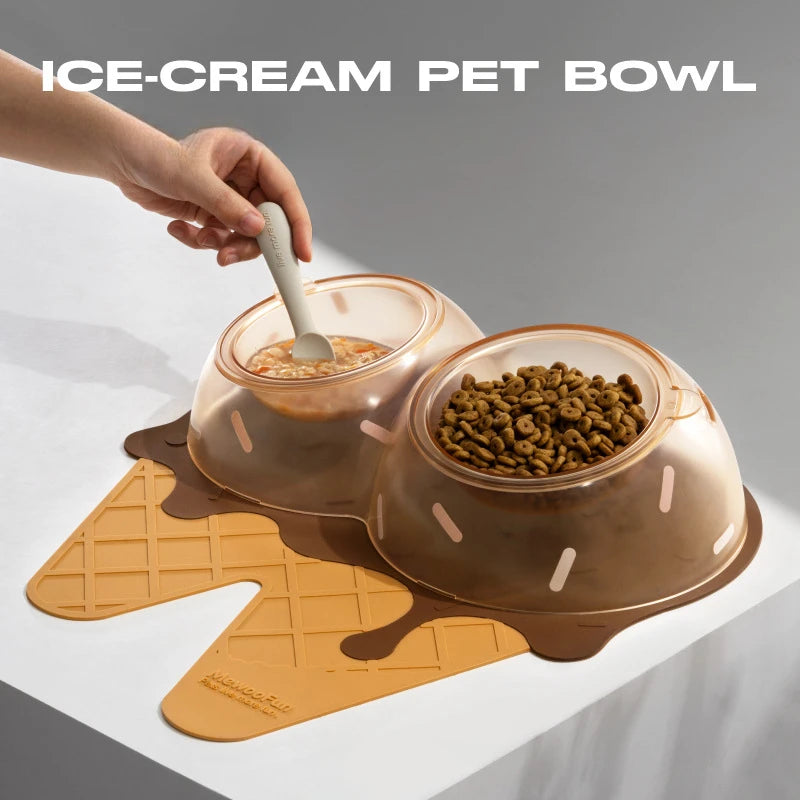 Ice Cream Cat Bowl Summer Collection