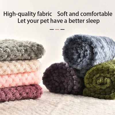 Thick Flannel Pet Mat Soft and Fluffy