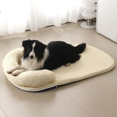 Tapis rafraîchissant en soie glacée pour animaux de compagnie, auto-refroidissant et lavable