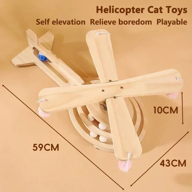 Cat Carousel Teasing Catnip Creative Toys Rotating