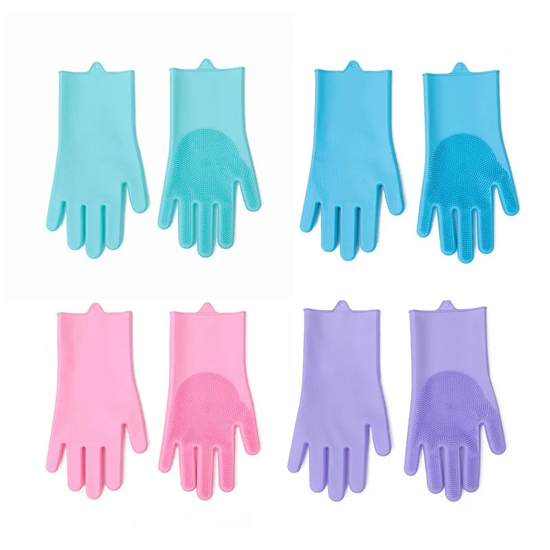 Gants de nettoyage pour toilettage d'animaux