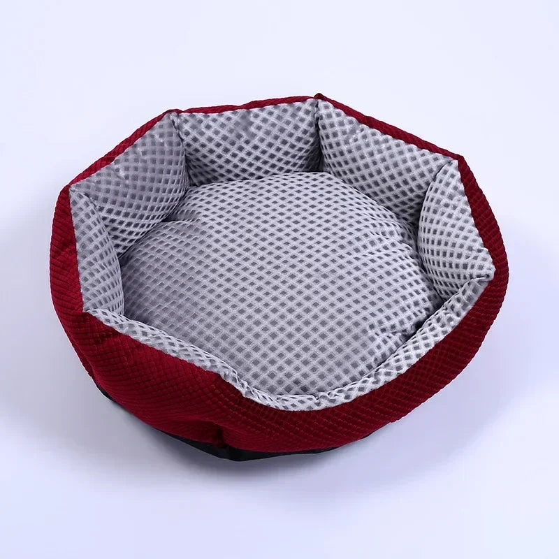 Round Soft Dog Bed