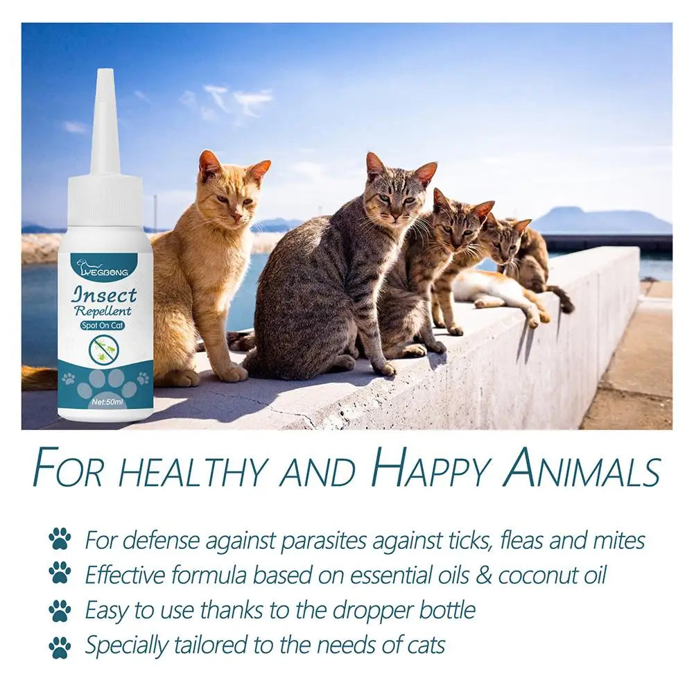 Flea Killer Drops Anti Fleas Pet Treatment