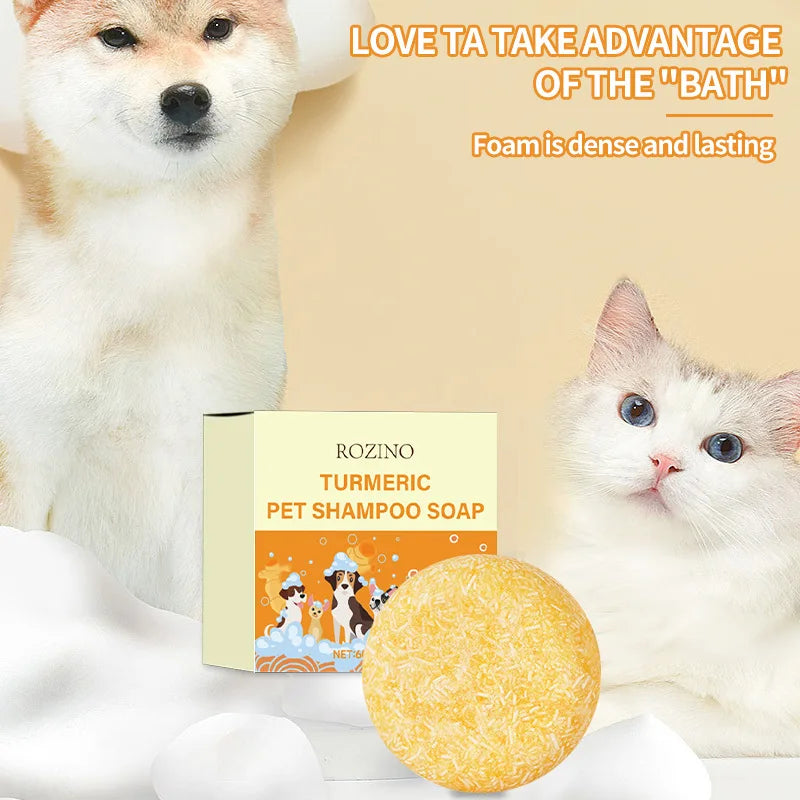 Pet Turmeric Soap Deep Cleaning