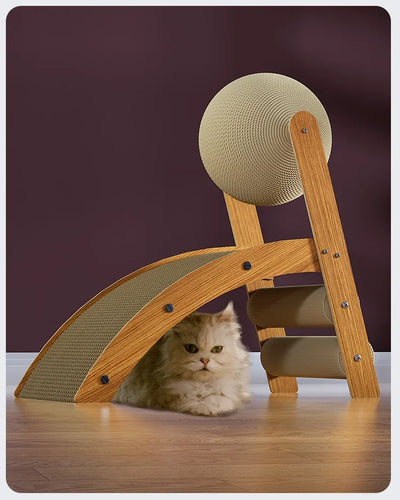 Cardboard Cat Scratcher Scratching Ball Toy