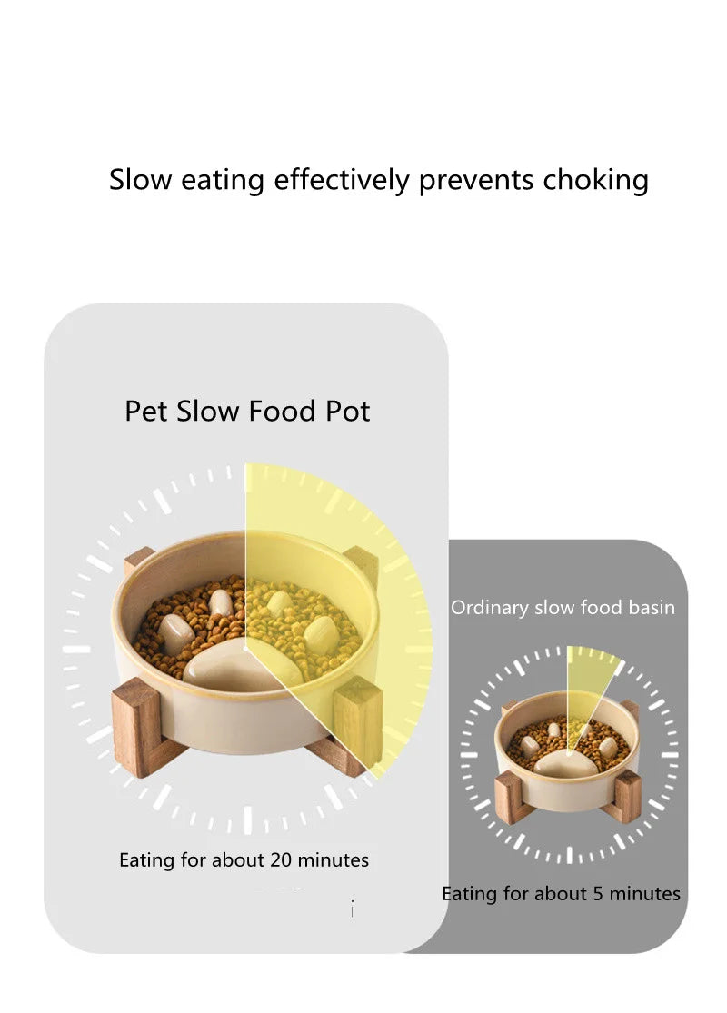 Gamelle en céramique pour chien Paw Slow Food