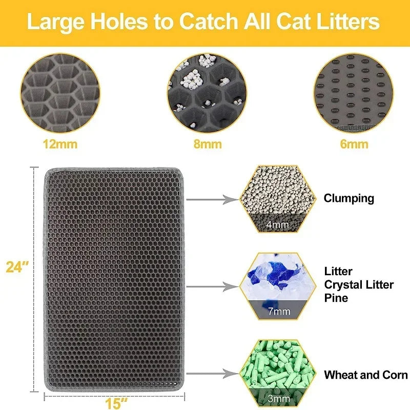 Magic Clean Cat Litter Mat Pet Toilet Waterproof Double Layer