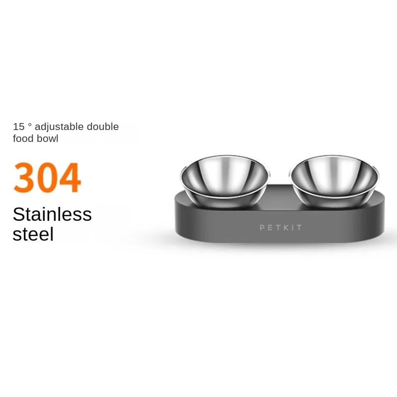 PETKIT Stainless Steel Double Pet Bowl