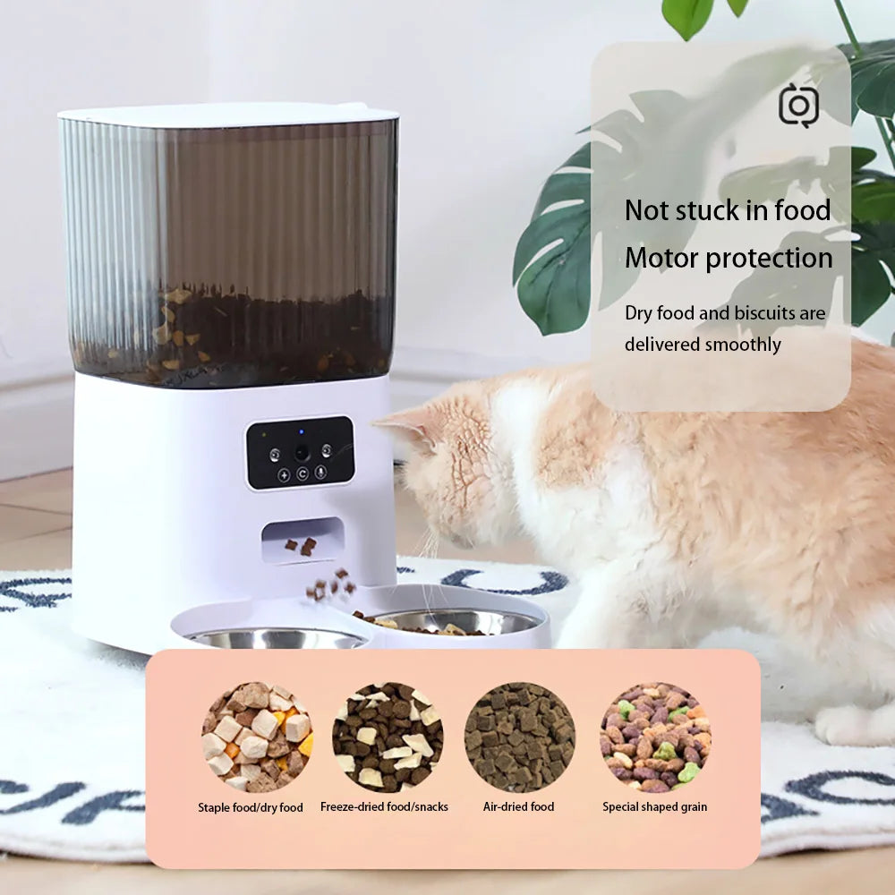 Distributeur automatique de nourriture pour animaux de compagnie, distributeur intelligent de nourriture pour animaux de compagnie