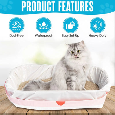 20/pcs Cat Litter Bag Cat Litter Box Liners