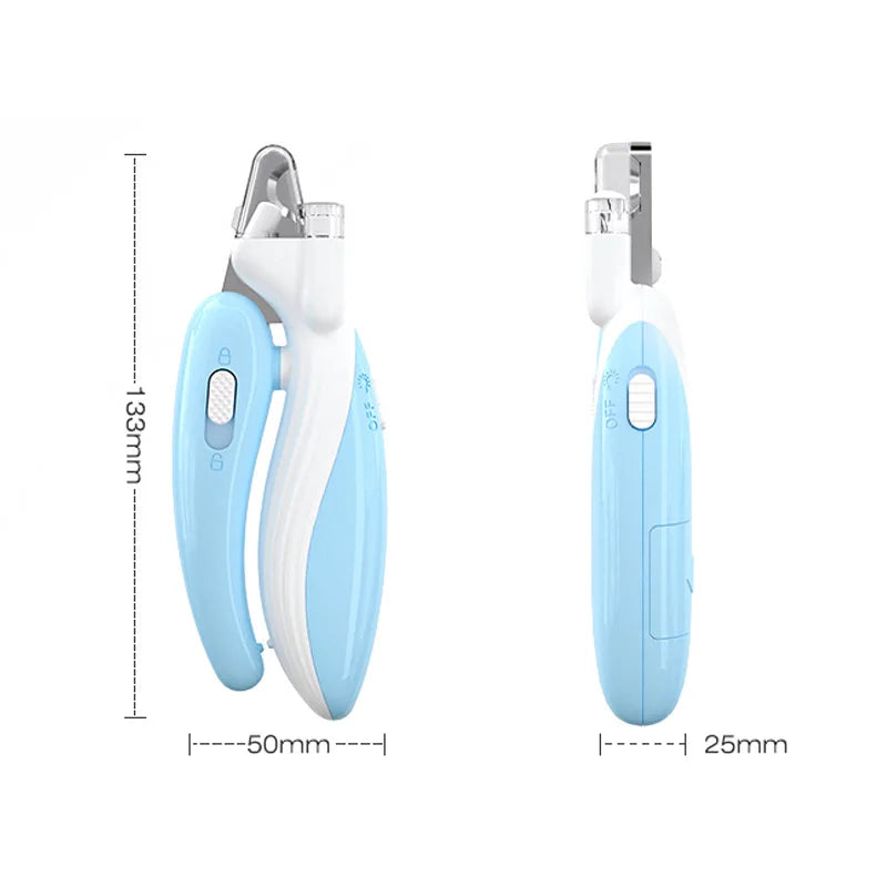 Professional Pet Nail Clippers with Led Light Pet Claw Grooming