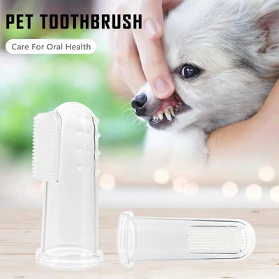 Brosse à dents souple pour animaux de compagnie, accessoire de nettoyage pour chiens et chats, à vendre