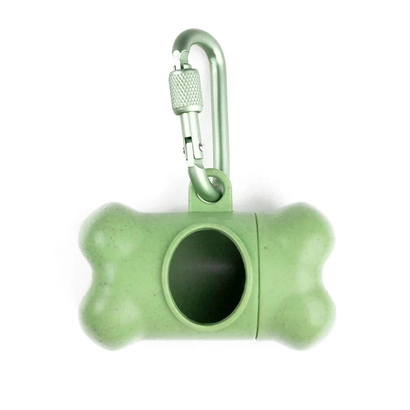 Pet Dog Poop Bag Bone Shape Dispenser