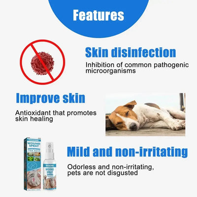 Pets Anti-Itch And Itch Relief Skin Healthy Care Spray