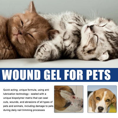 Pet Wound Healing Gel Stop Bleeding Liquid Band Aid Relieve Itching