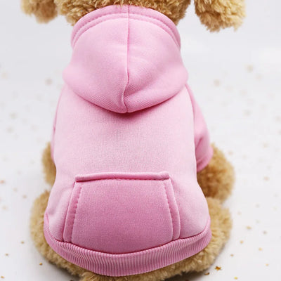 Warm Dog  Hoodies with Pockets