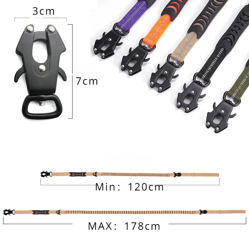 Ultra Resistant 2 In 1 Dog Lash Car Leash