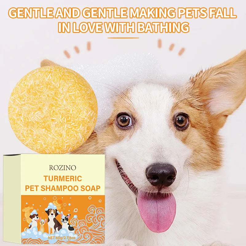 Pet Turmeric Soap Deep Cleaning