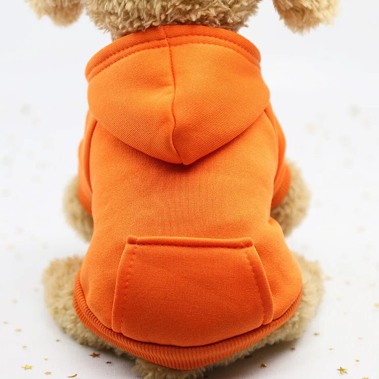 Warm Dog  Hoodies with Pockets