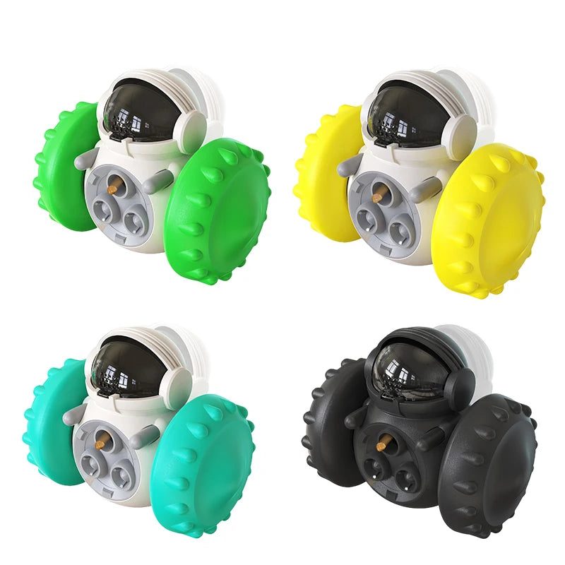 Jouets robots pour chiens Nourriture pour animaux de compagnie Gobelet interactif Mangeoire lente Drôle 