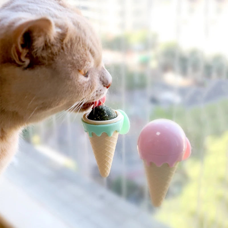 Ice Cream Cat Mint Toy