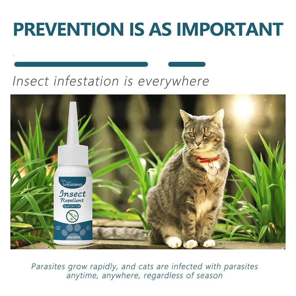 Flea Killer Drops Anti Fleas Pet Treatment