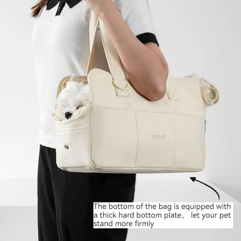 Sac à bandoulière portable élégant pour chien