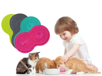 Tapis d'alimentation pour animaux de compagnie solide