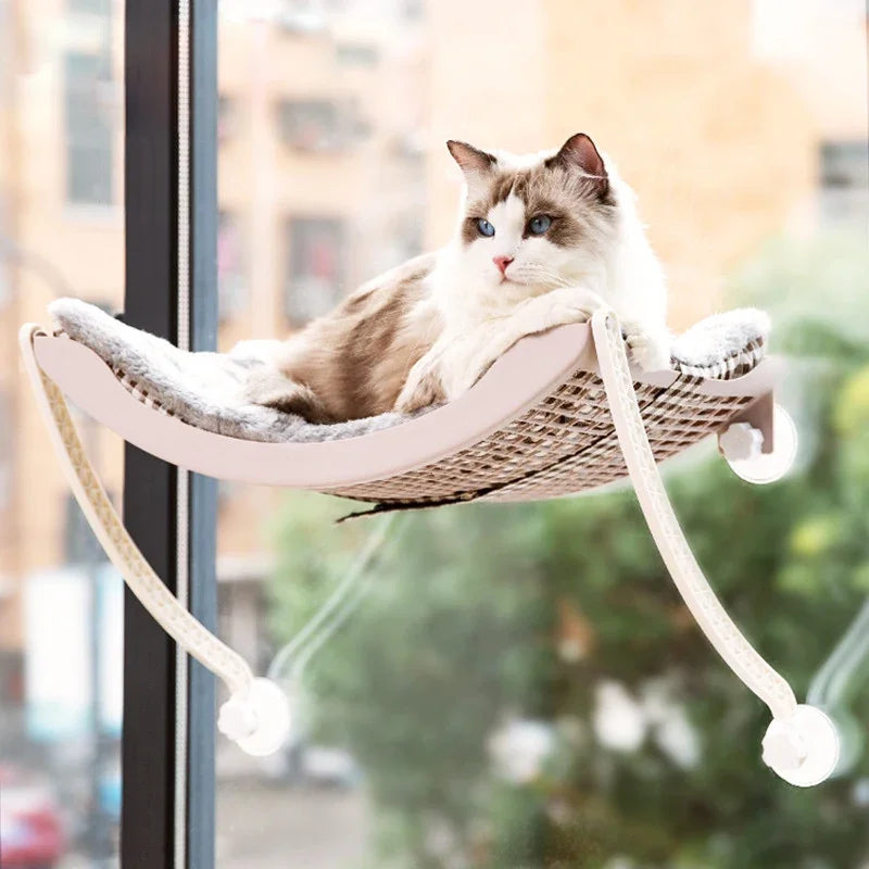 Relax Cat Hammock Balcony Windows Mount Sunny Seat